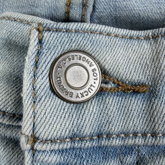 Lucky Brand Womens Jeans Size 10 Midrise Skinny Ava Raw Hem - Picture 6 of 9